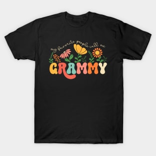 My Favorite People Call Me Grammy Mothers Day T-Shirt